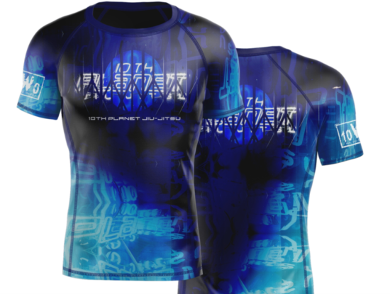 10P HQ2 Ranked Rashguard-Blue Belt