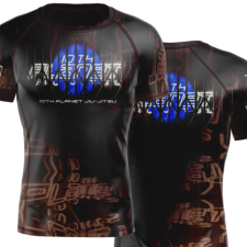 10P HQ2 Ranked Rashguard-Brown Belt