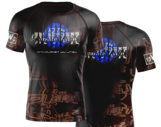 10P HQ2 Ranked Rashguard-Brown Belt