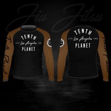 Los Angeles HQ Ranked Rashguard-Brown Belt