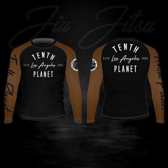 Los Angeles HQ Ranked Rashguard-Brown Belt