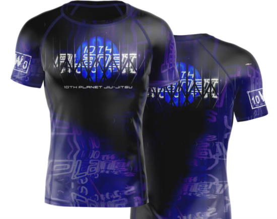 10P HQ2 Ranked Rashguard-Purple Belt
