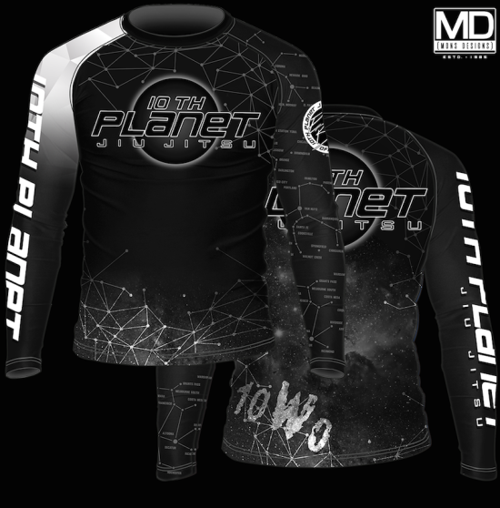 10P Constellation Ranked Rashguard White
