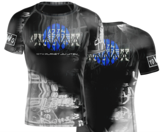 10P HQ2 Ranked Rashguard-White Belt