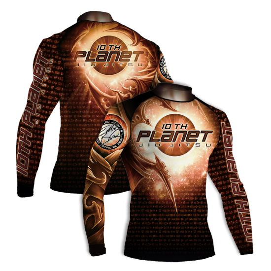 Biomech Ranked Rashguard Brown