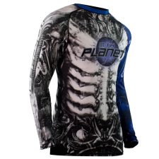 Alien Exoskeleton Ranked Rashguard Blue