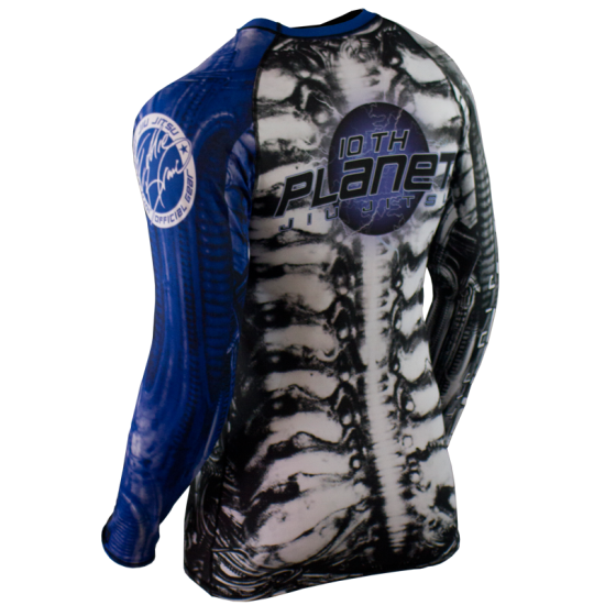 Alien Exoskeleton Ranked Rashguard Blue - Image 2