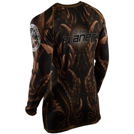Bio-Dragon Ranked Rashguard Brown - Image 2