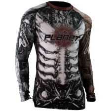 Alien Exoskeleton Ranked Rashguard Brown