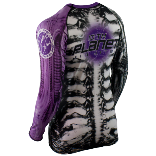Alien Exoskeleton Ranked Rashguard Purple - Image 2