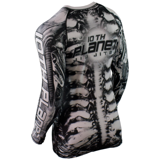 Alien Exoskeleton Ranked Rashguard White - Image 2