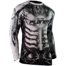 Alien Exoskeleton Ranked Rashguard White